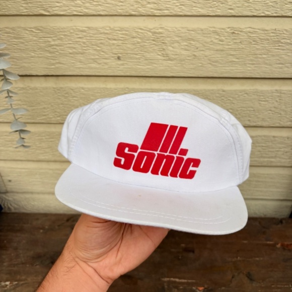 Vintage SONIC gas station painter hat snapback - Picture 2 of 5